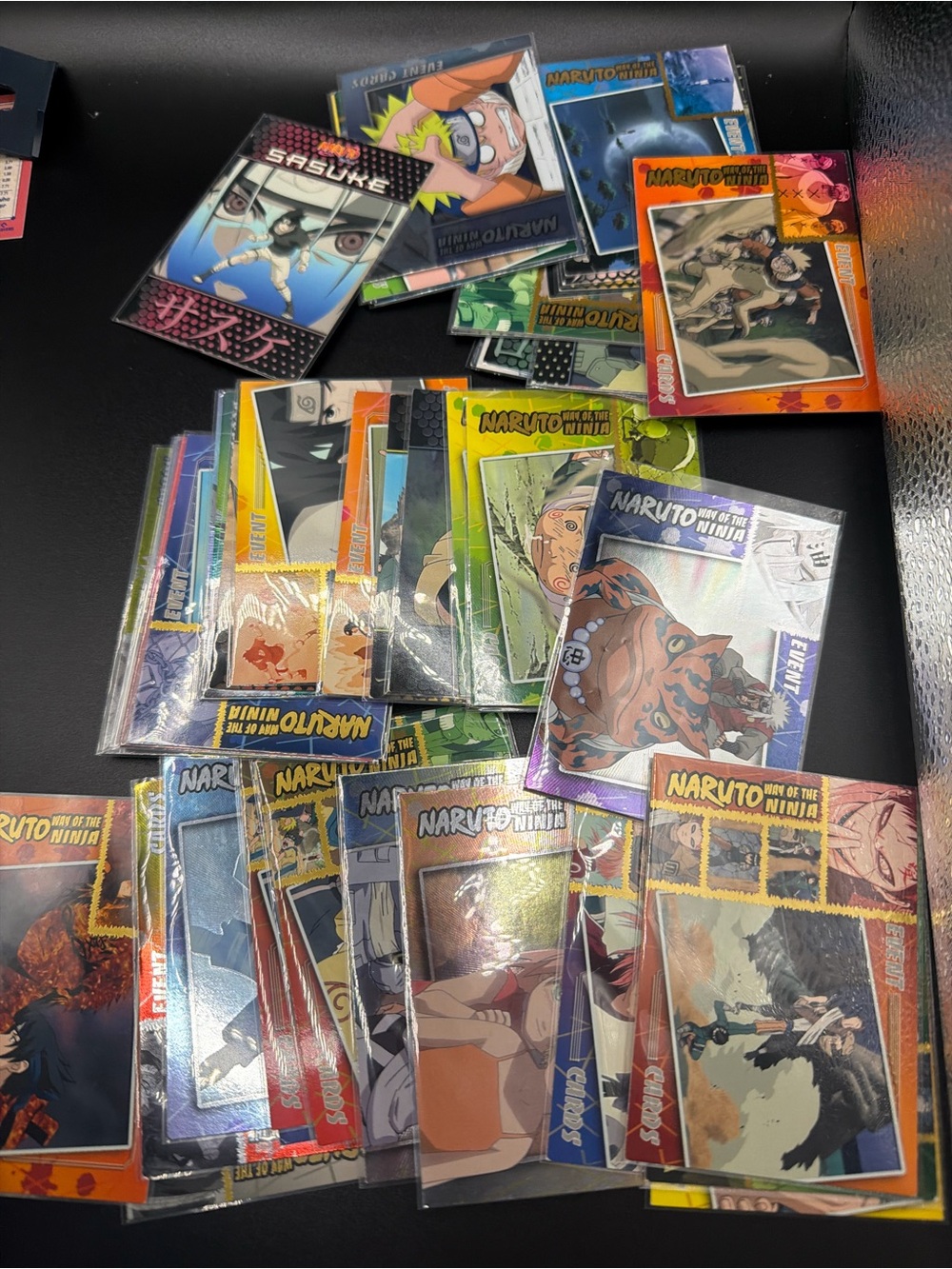 2002 Panini Naruto Way of the Ninja 47 Card Lot Event Foil Vintage Anime TCG